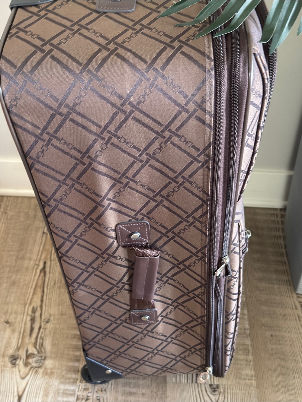 American Flyer Pemberly Buckles Piece Luggage  Classic Brown- Travel - Picture 8 of 12